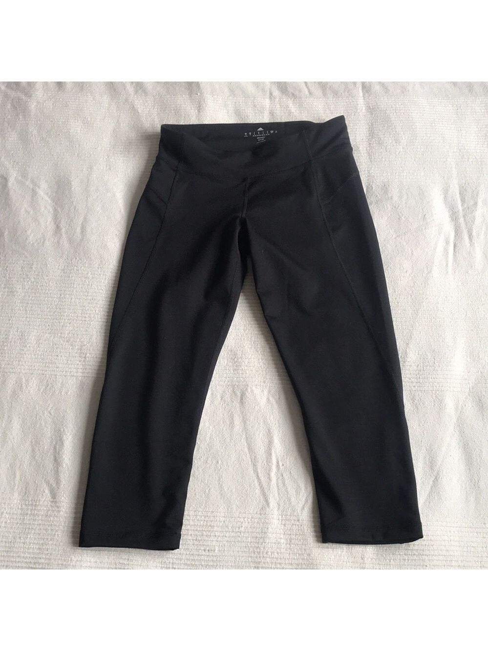 Adidas Black Climalite Crops Size Small